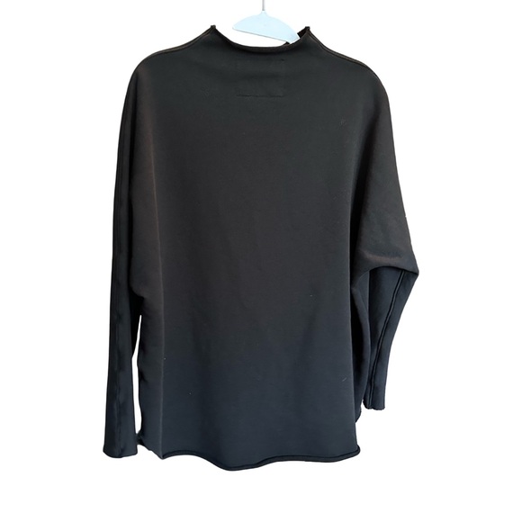 Frank & Eileen NWOT Effie Funnel Neck Capelet Black Size S - Picture 4 of 7